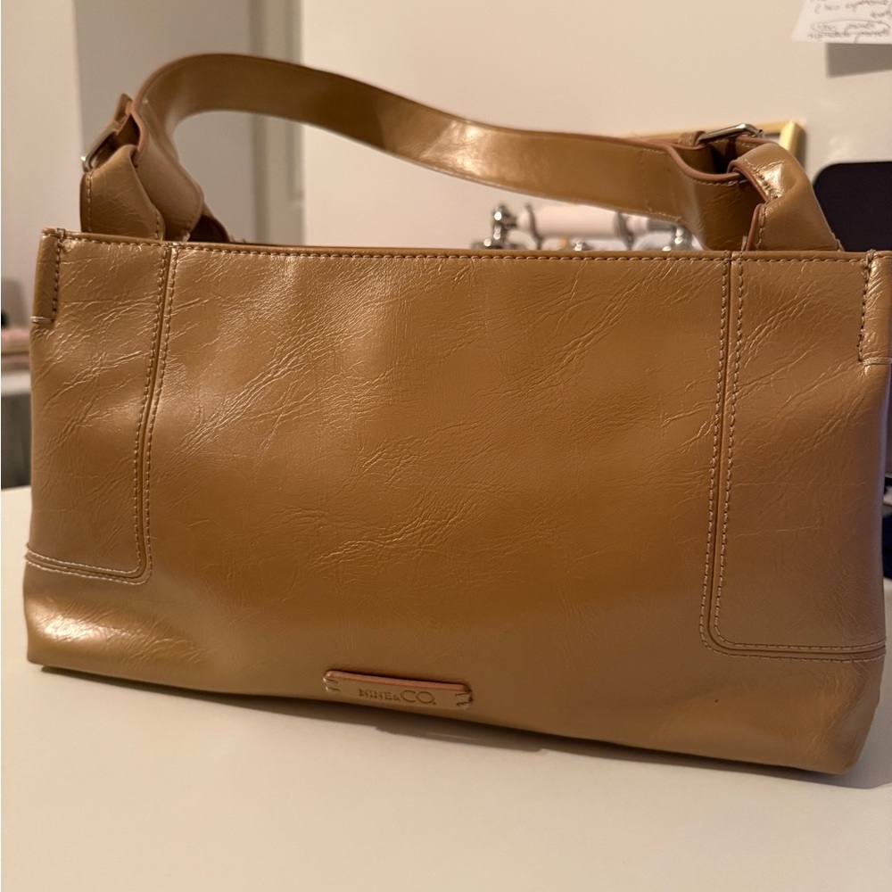 Nine & Co. Brown Leather Shoulder Bag